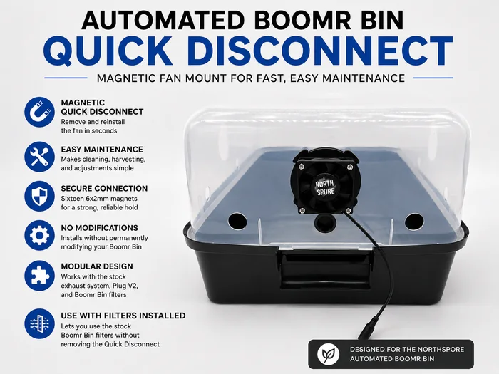 Automated Boomr Bin Quick Disconnect, a preview image from Printables