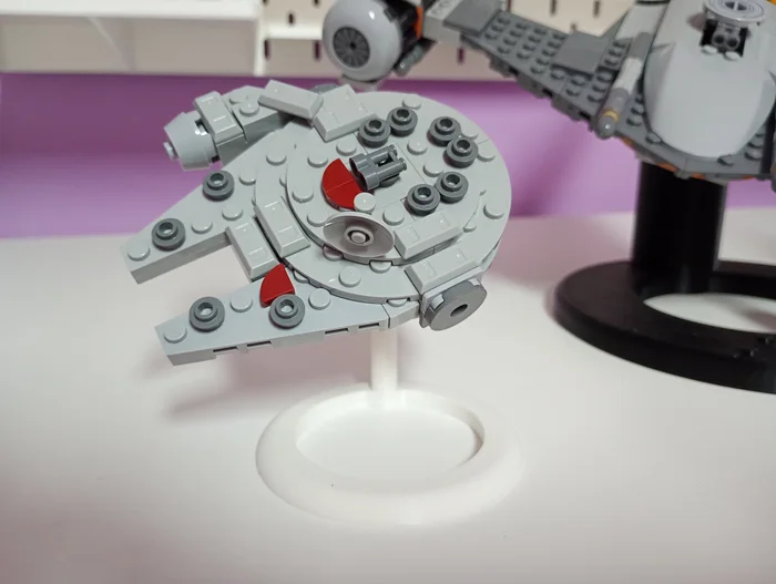 Stand for LEGO Star Wars 30708 Mini model Millennium Falcon, a preview image from Printables