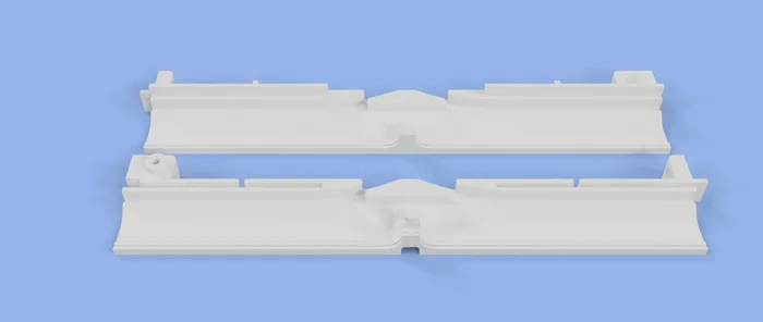 LED Frame 2.0 20 cm Dual Entry Segment for IKEA SKADIS, a preview image from Printables
