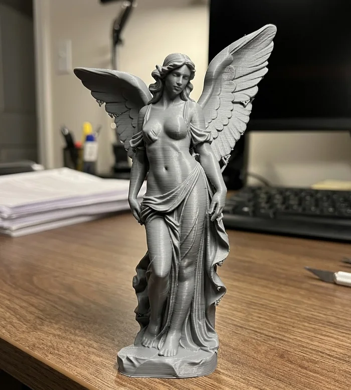 sensual angel statue, a preview image from Printables
