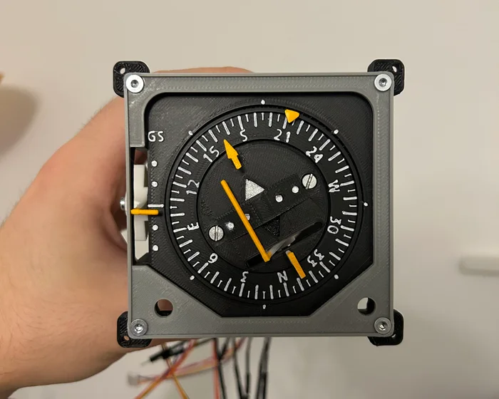 Flight Simulator HSI Instrument v1.0, a preview image from Printables