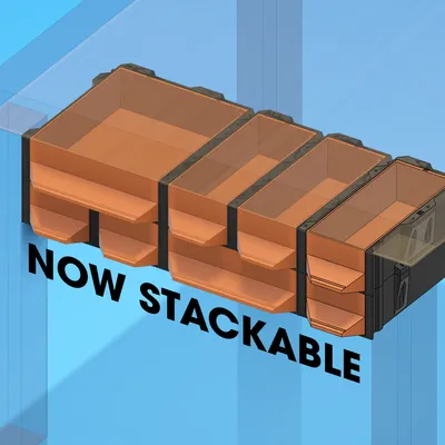 (LEGACY) Lack Enclosure Drawers, a preview image from Printables