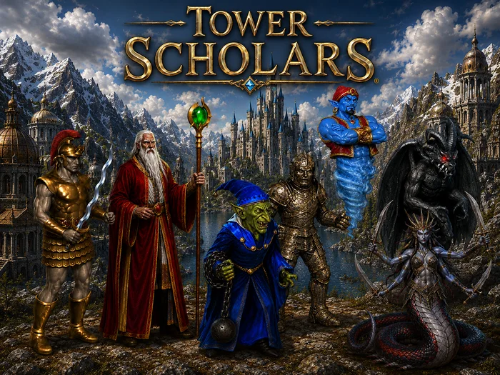 Tower Scholars, a preview image from Printables