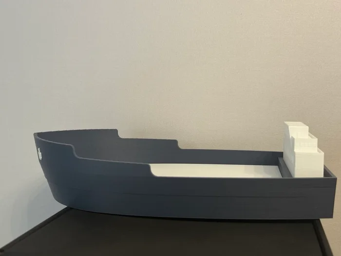 Cargo Ship Toilet Paper Holder & Storage Desk Caddy, a preview image from Printables