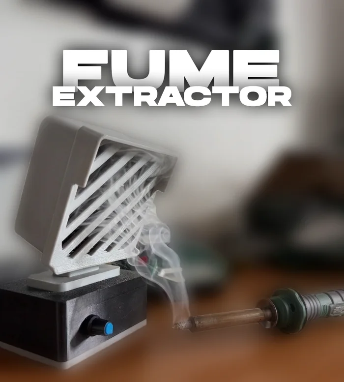 Fume Extractor - Adjustable speed | Easy to Print, a preview image from Printables