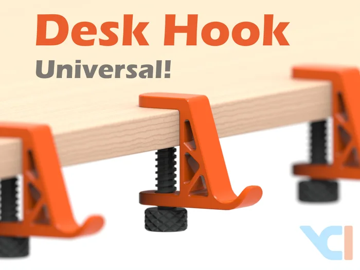 Universal Desk Hook, a preview image from Printables