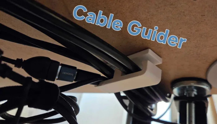 Under Desk Cable Guider, a preview image from Printables