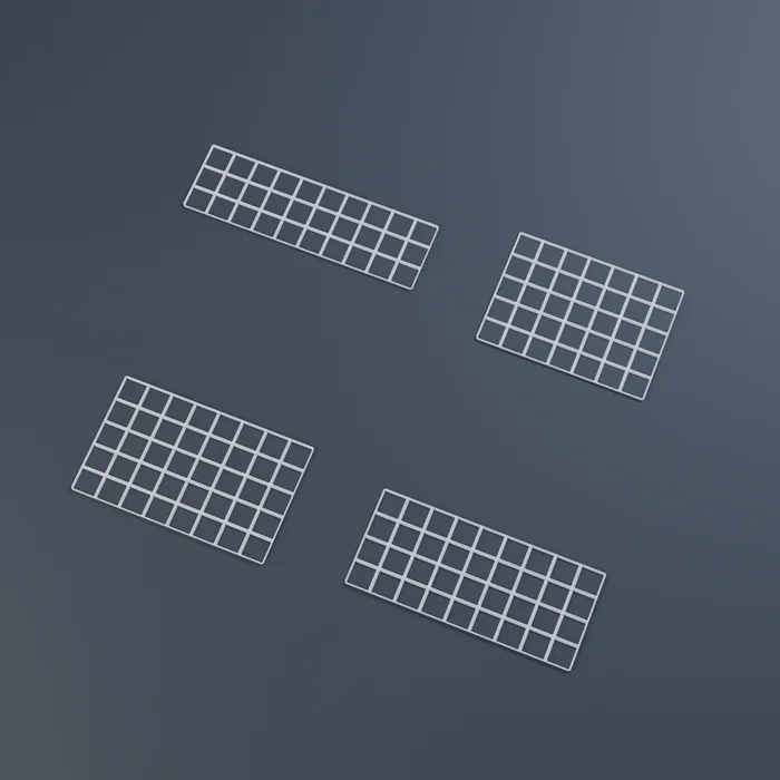 Gridfinity Wide Drawer XL Baseplate Pack - 4 Plates, a preview image from Printables