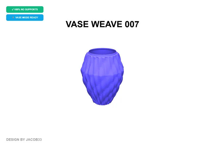 VASE WEAVE 007, a preview image from Printables