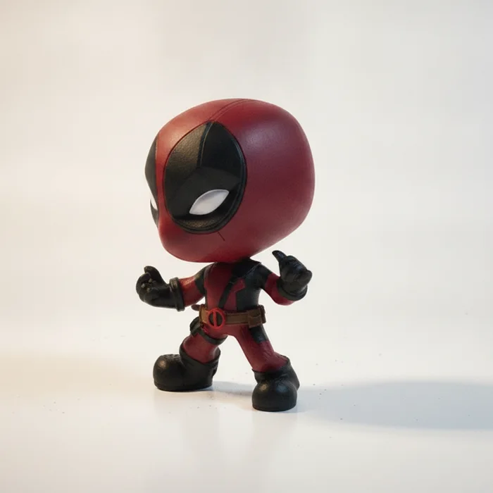 Deadpool As A Small Stylized Collectible Figure Figurine 3D Printable, a preview image from Printables