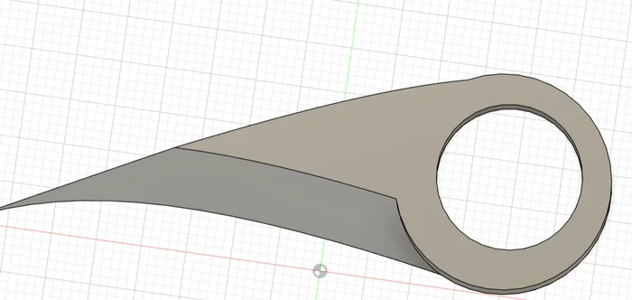 Aggressive Ring Box Opener — Finger Blade, a preview image from Printables