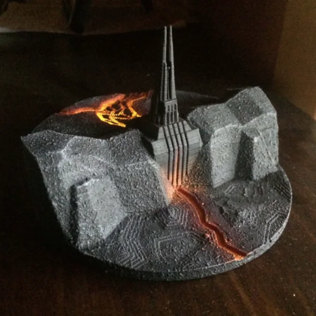 Vader's Castle, Mustafar - StarWars, a preview image from Printables