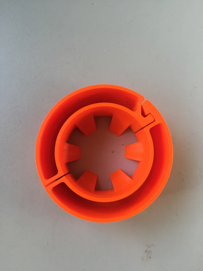 Openable Avocado Seed Floater, a preview image from Printables