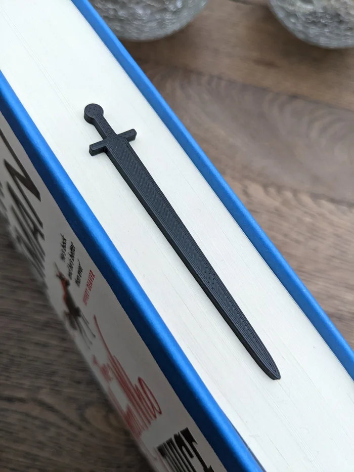 Bookmark - Knightly Sword, a preview image from Printables