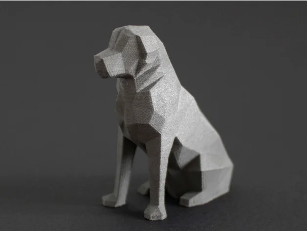 Low Poly Golden Retriever - Beto, a preview image from Printables