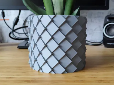 Dragon Scales Pot and Planter - Vase mode, a preview image from Printables