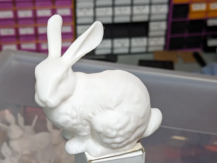 Stanford Bunny FDM printable, a preview image from Printables