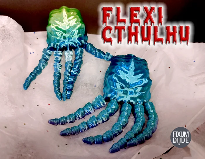 Flexi Cthulhu, a preview image from Printables