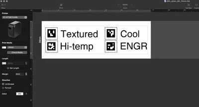 Build Plate ArUco (QR alike) code for Bambu Lab X1C, a preview image from Printables