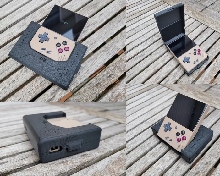 Miyoo Mini PLUS "GripCase", a preview image from Printables