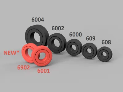 Print in place bearings, a preview image from Printables