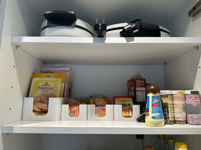Aufbewahrungsbox Küche für Knorr Maggi und Co | kitchen cabinet box, a preview image from Printables