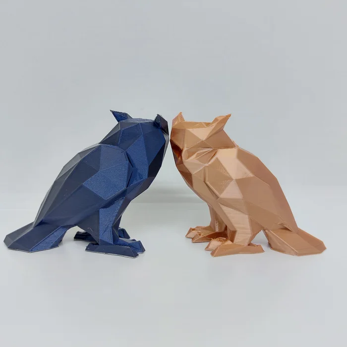 Majestic Owl - LowPoly/Supportless, a preview image from Printables