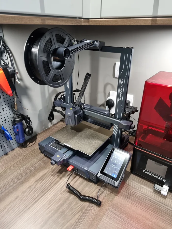 Elegoo Neptune 4 Pro/Plus/Max Front Top Reel / Spool Mount, a preview image from Printables
