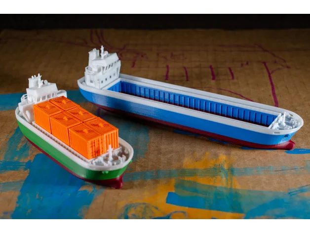 COS - the Container Ship, a preview image from Printables