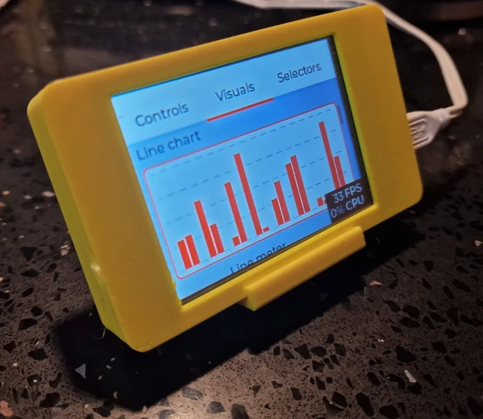 ESP32 2.8inch Touch IPS CYD LCD Screen Case, a preview image from Printables