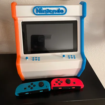 Nintendo Switch Arcade Cabinet, a preview image from Printables