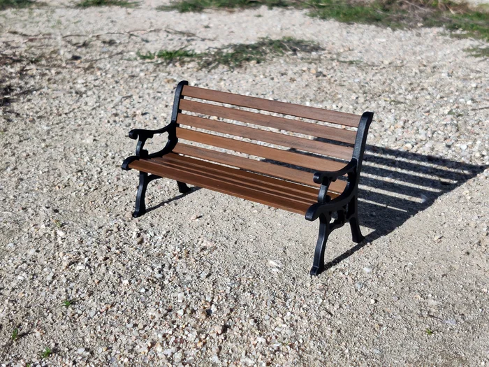 1/10 Scale Park Bench, a preview image from Printables