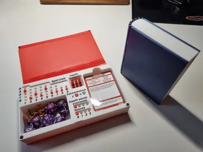 D&D Tracker Book, a preview image from Printables