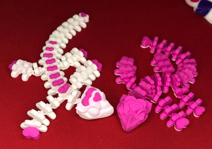 My Dream Dragon Heart Dragon Flexi, a preview image from Printables