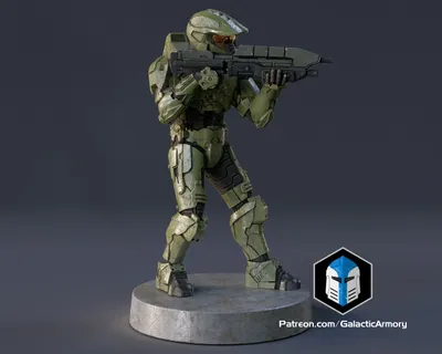 Master Chief Miniature, a preview image from Printables