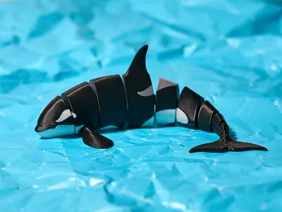 Articulated Orca, a preview image from Printables