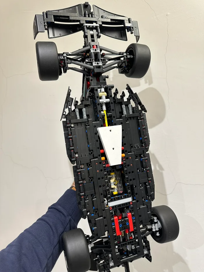 Wall Mount for Lego F1 Mercedes 42171, a preview image from Printables