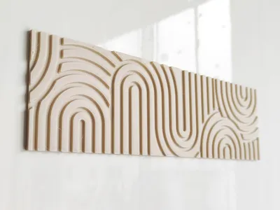 Sand Dune Wall Decor - Simple house interior decoration, a preview image from Printables