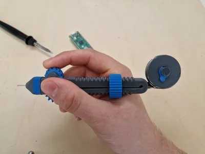 Solder Scroll - Ergonomic, Adjustable Solder Tool, a preview image from Printables