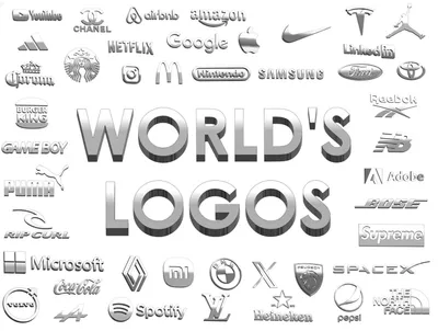 +100 World famous logos (+DXF), a preview image from Printables