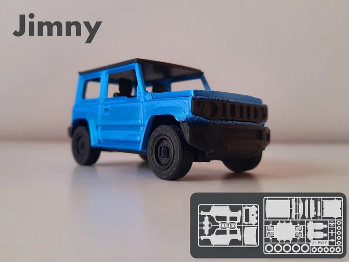 Suzuki Jimny - kit card, a preview image from Printables