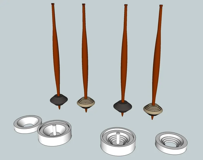 Viking Spindle, a preview image from Thingiverse