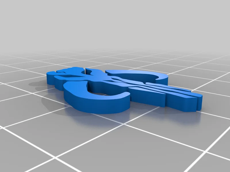 Star Wars Mandalorian Symbol, a preview image from Thingiverse