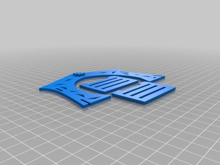 christmas nativity snap-fit, a preview image from Thingiverse