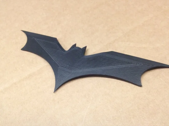 Dark Knight Rises Batarang, a preview image from Thingiverse