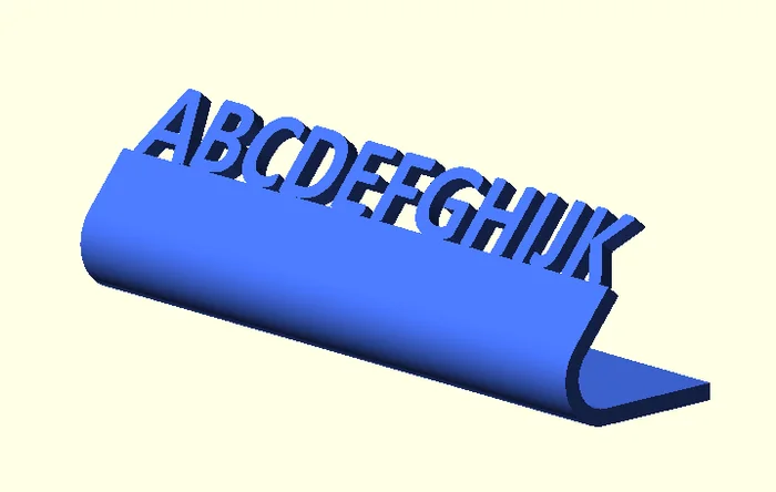 Experiment in progress sign (customizable), a preview image from Thingiverse