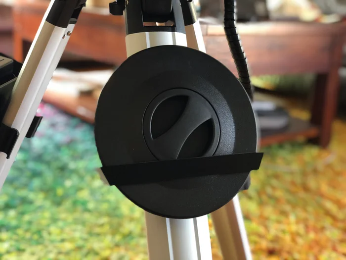 Telescope Cap Holder Tripod Mount for Celestron 114 LCM, a preview image from Thingiverse
