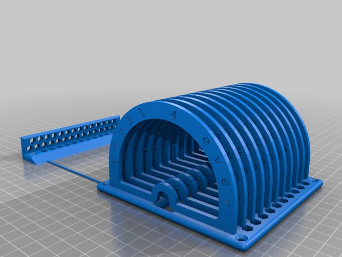 LP vinyl album holder, a preview image from Thingiverse