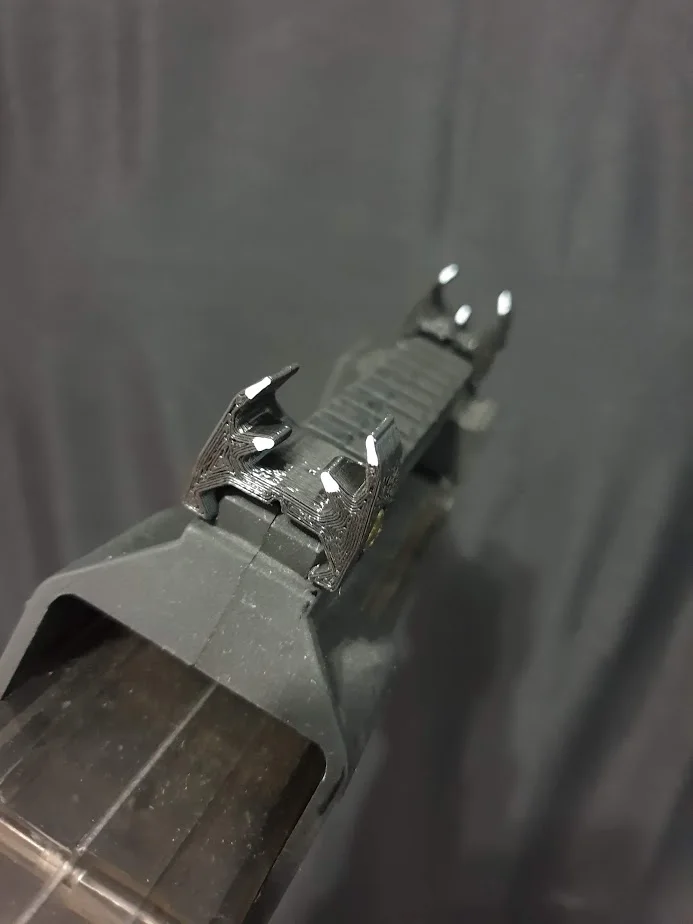 Picatinny iron sights, a preview image from Thingiverse