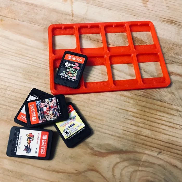 Nintendo Switch 8 Games Case, a preview image from Thingiverse